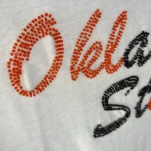 Gameday Social Oklahoma State Rhinestone Script Tee Sz L NWT